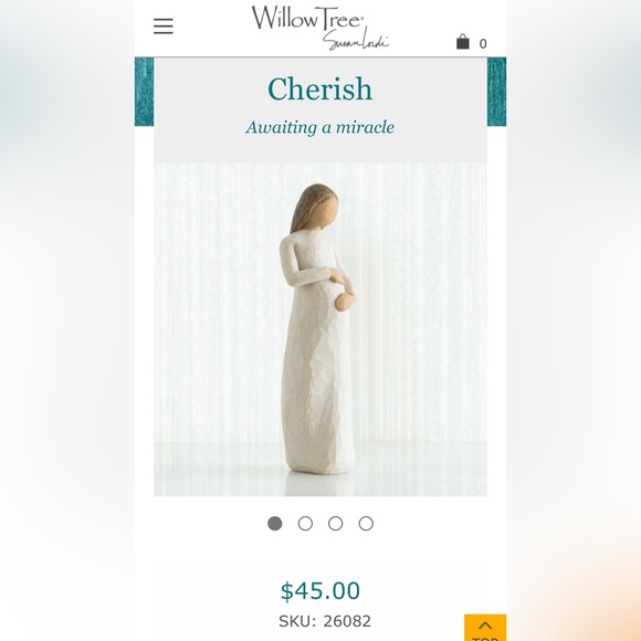 Willow Tree “Cherish” figure (Pregnancy) - Picture 4 of 4